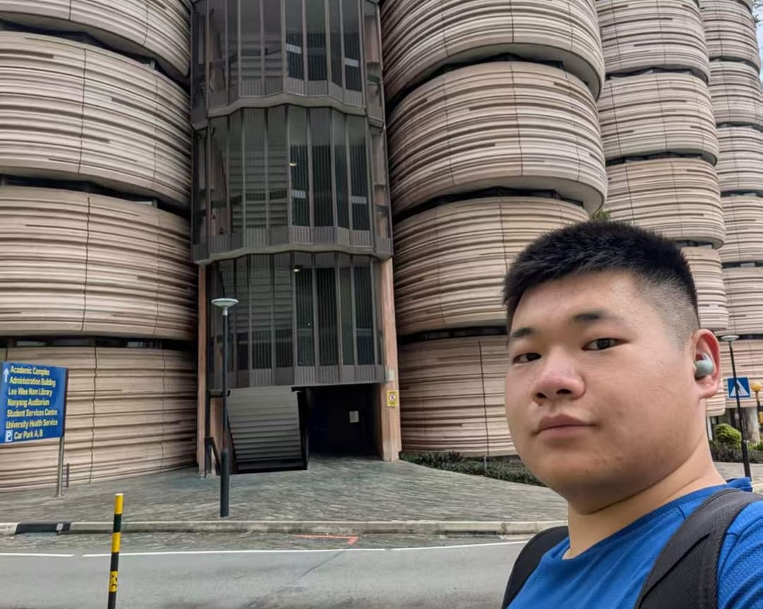 Arriving NTU, Singapore